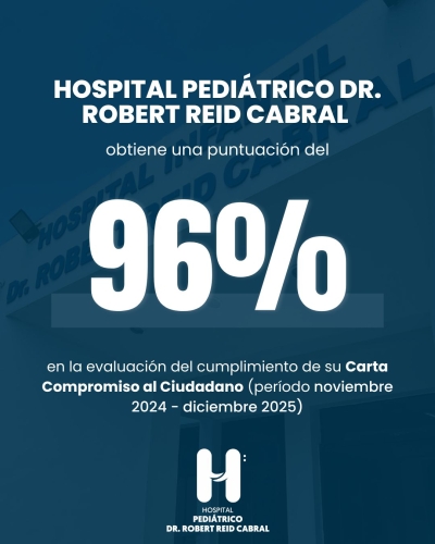 Puntuación de 96% en la evaluación del cumplimiento de nuestra Carta Compromiso al Ciudadano